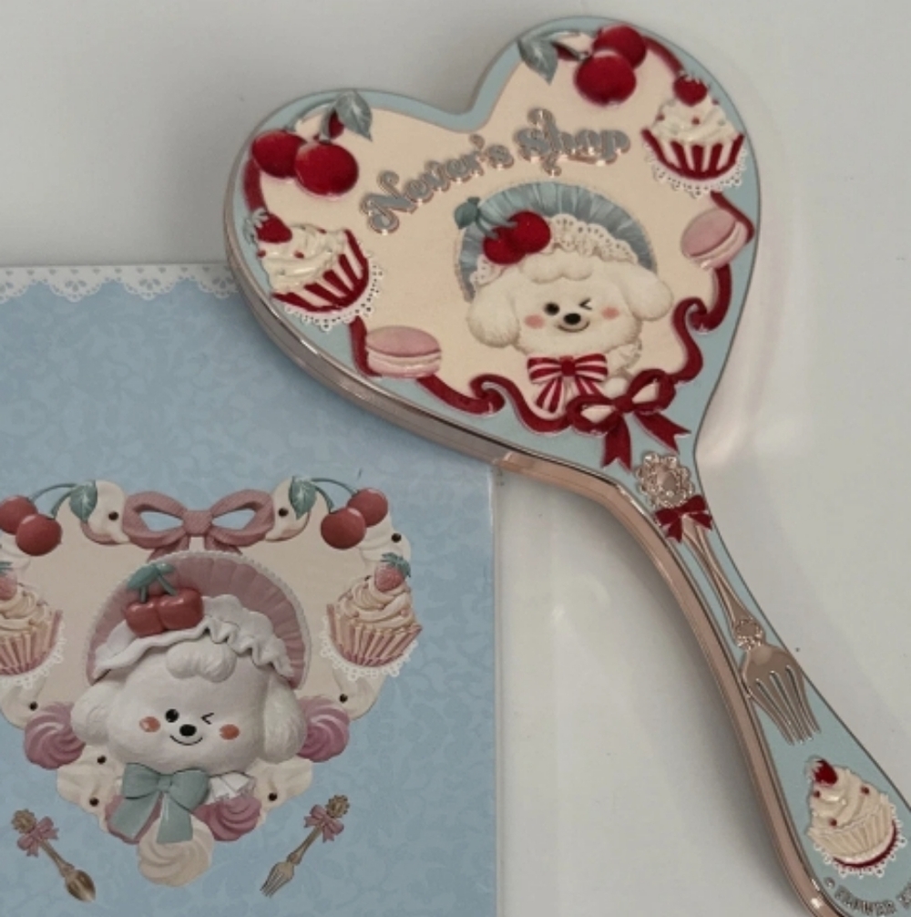 Flower Knows Nervers Shop Hand Mirror Nwb